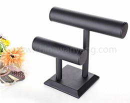 两层PU皮手镯展示架