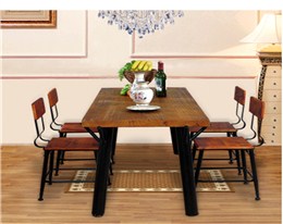 古典中式铁木餐桌